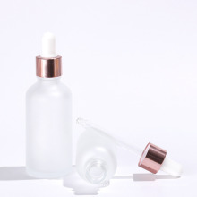 Wholesale 10ml 15ml 20ml Dropper Bottle 50ml Oil Dropper Bottle with Rose Gold Dropper Head